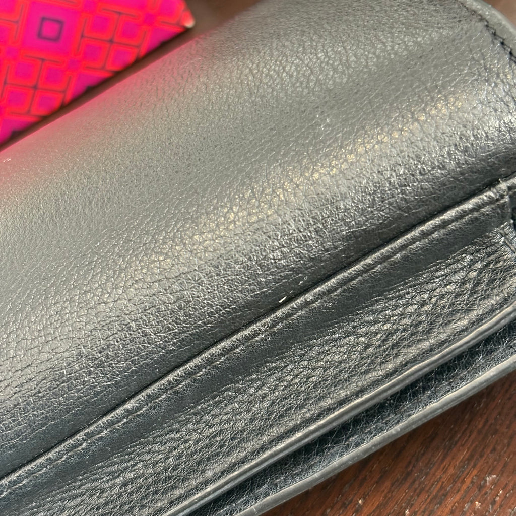 Tory Burch Black Leather Britten Combo Crossbody Bag | Pre Loved |