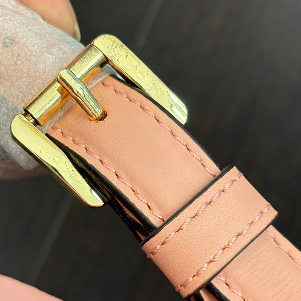 Michael Kors Pale Pink Romy Medium Leather Backpack | Brand New |