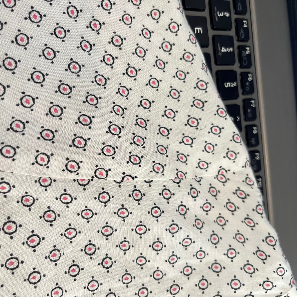 Street One White Printed Blouse | Gently Used |