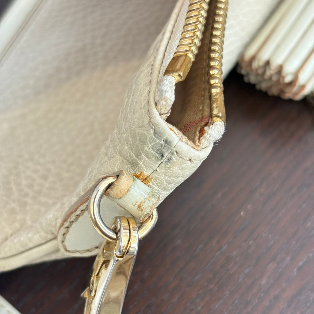 Burberry Beige Leather Crossbody Bag | Pre Loved |