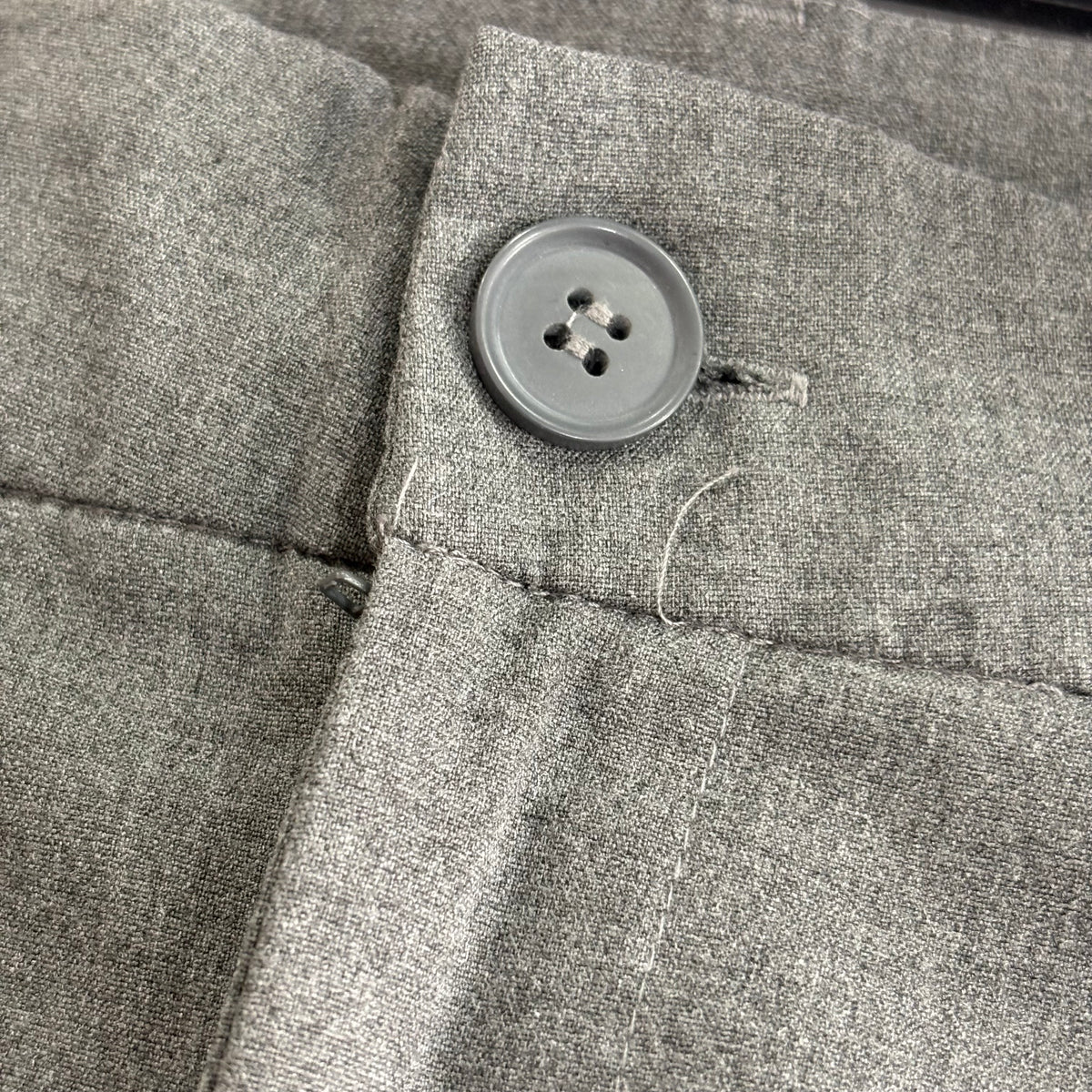 Zara Grey Straight Leg Trouser Pants | Gently Used |