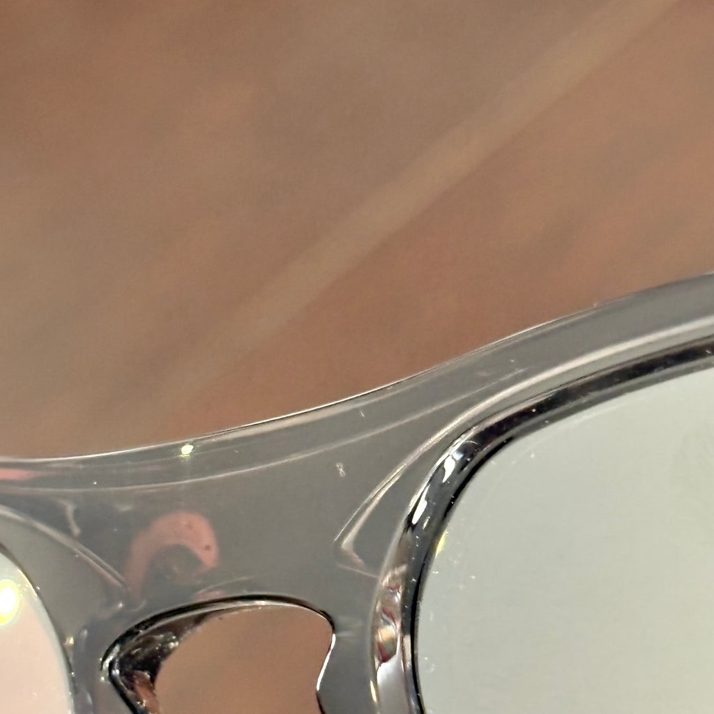 Oakley Silver Edge Black Iridium Prizm Grey Smoke Sunglasses | Like New |