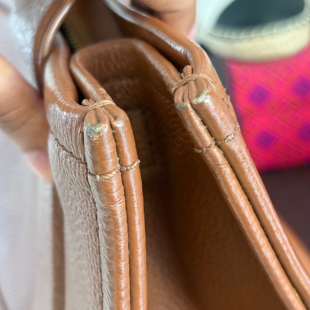 Marc Jacobs Tan Medium Leather Tote Bag | Pre Loved |