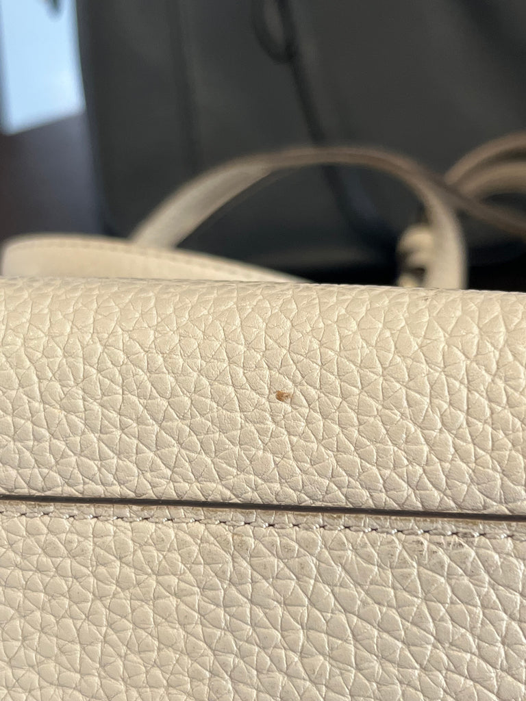 Kate Spade Ivory Pebbled Leather 'Holden Street' Satchel | Pre Loved |