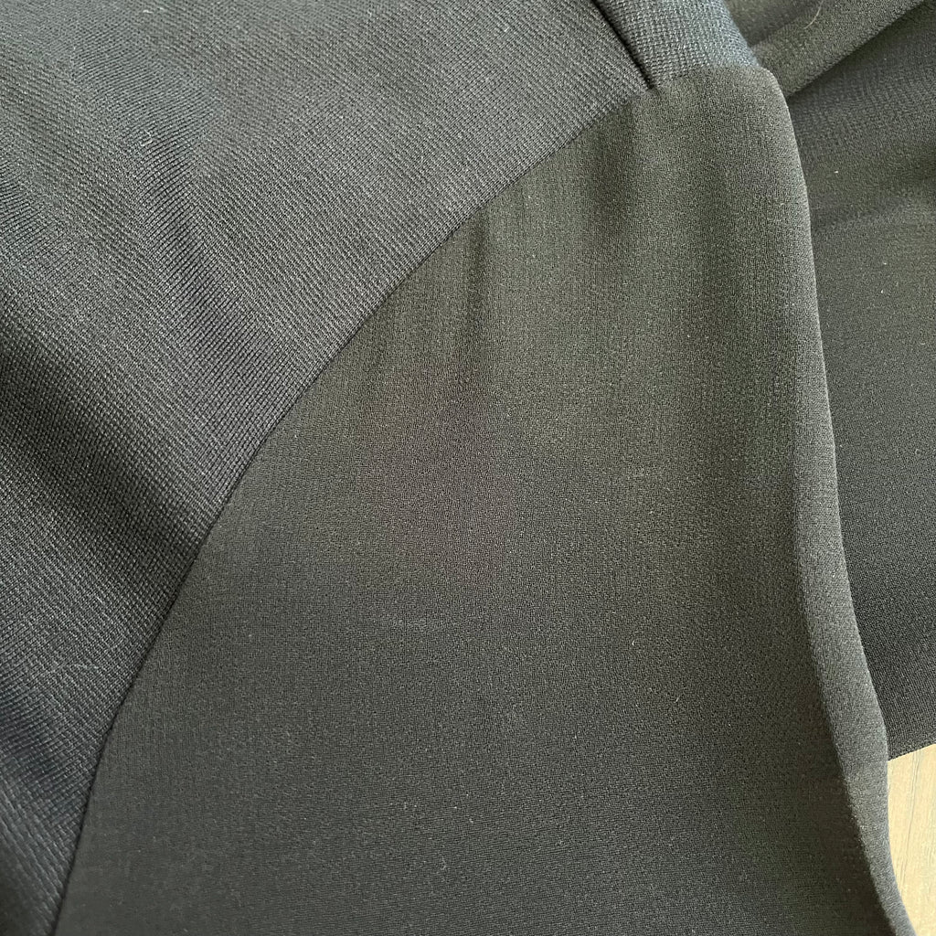 Zara Black Neck-Tie Knee Length Dress | Pre Loved |