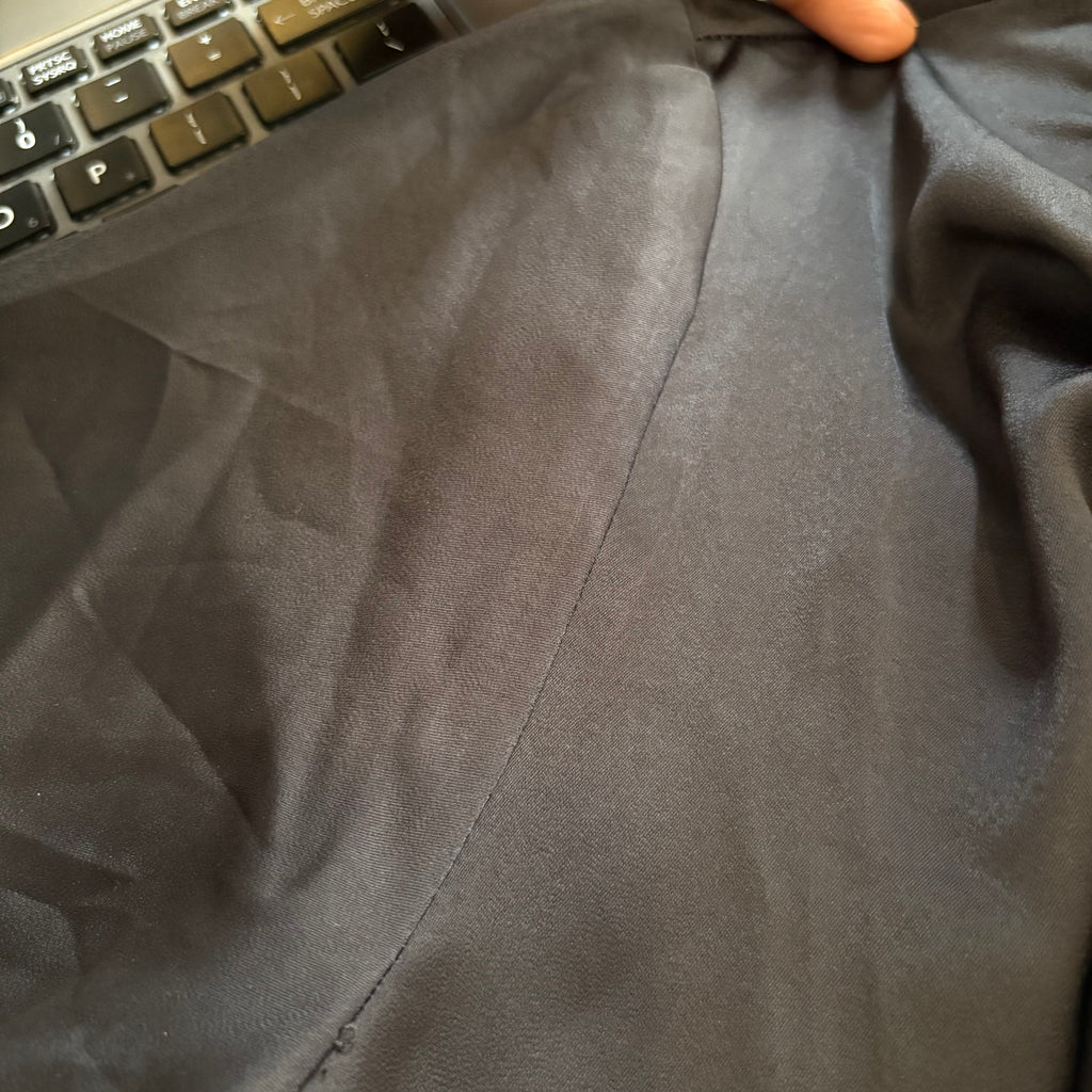 H&M Black Satin Long Tunic | Pre Loved |