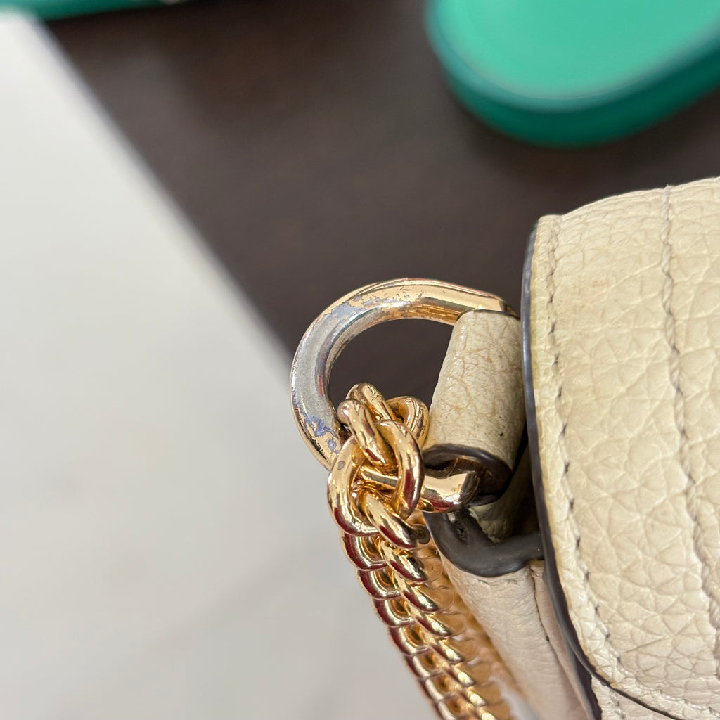 Tory Burch Ivory Olivia Mini Bag | Pre Loved |