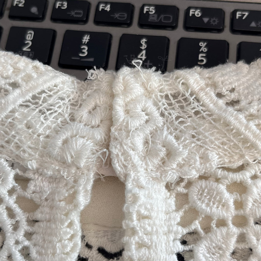 Zara White Lace Sleeveless Top | Gently Used |