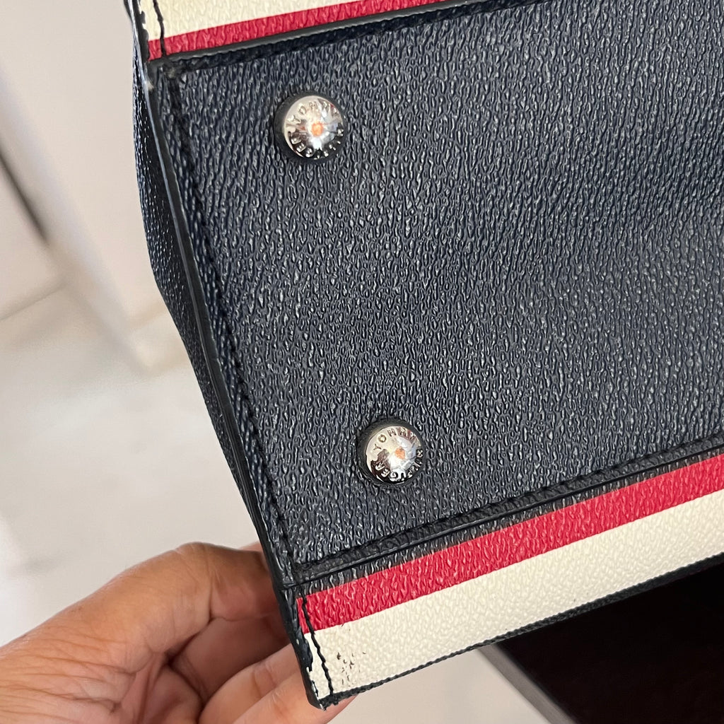 Tommy Hilfiger Striped Shopper Bag | Pre Loved |