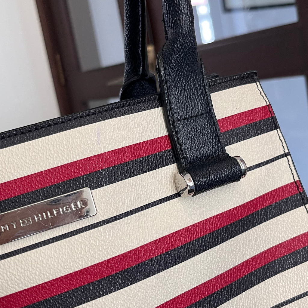 Tommy Hilfiger Striped Shopper Bag | Pre Loved |