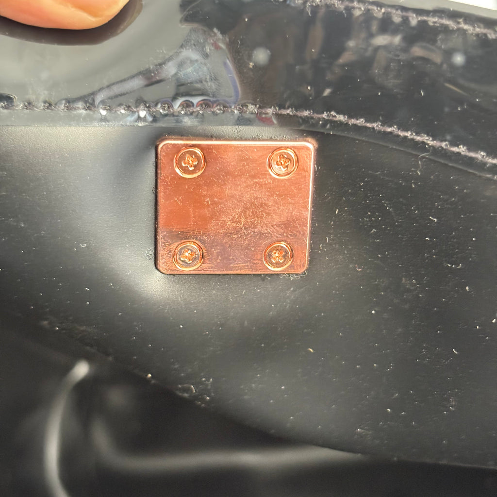 Ted Baker Black Plain Bow Icon Jelly Tote | Brand New |