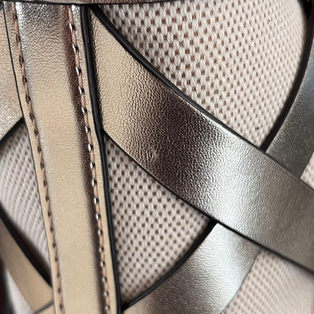 Michael Kors Pale Gold Sienna Small Tote Bag | Gently Used |