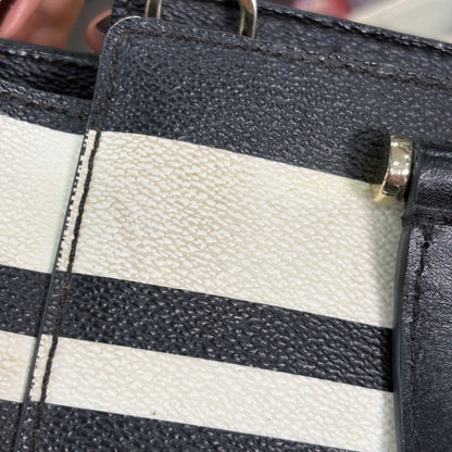 Kate Spade Navy Blue & White Striped Satchel Bag | Pre Loved |