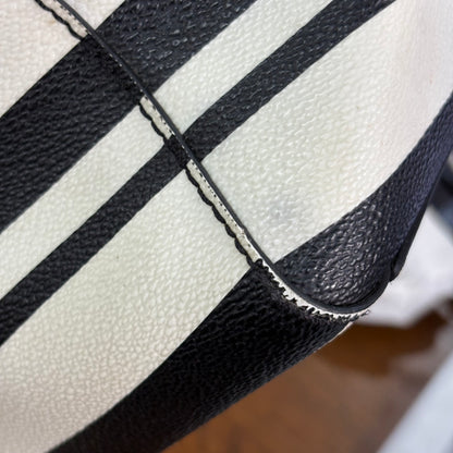 Kate Spade Navy Blue & White Striped Satchel Bag | Pre Loved |