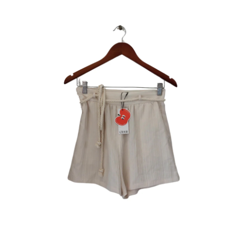 Cider Cream Rope Belt Shorts | Brand New |