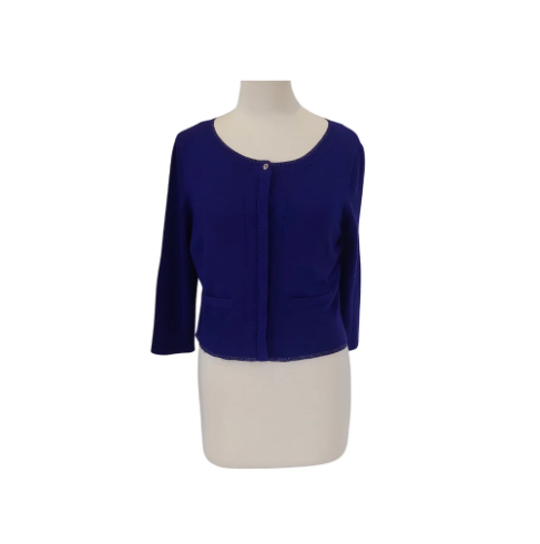 Principles By Ben Di Lisi Purple Knit Cardigan | Gently Used |