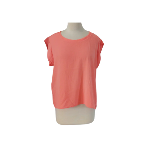 Mango Coral Cap-Sleeves Blouse | Gently Used |