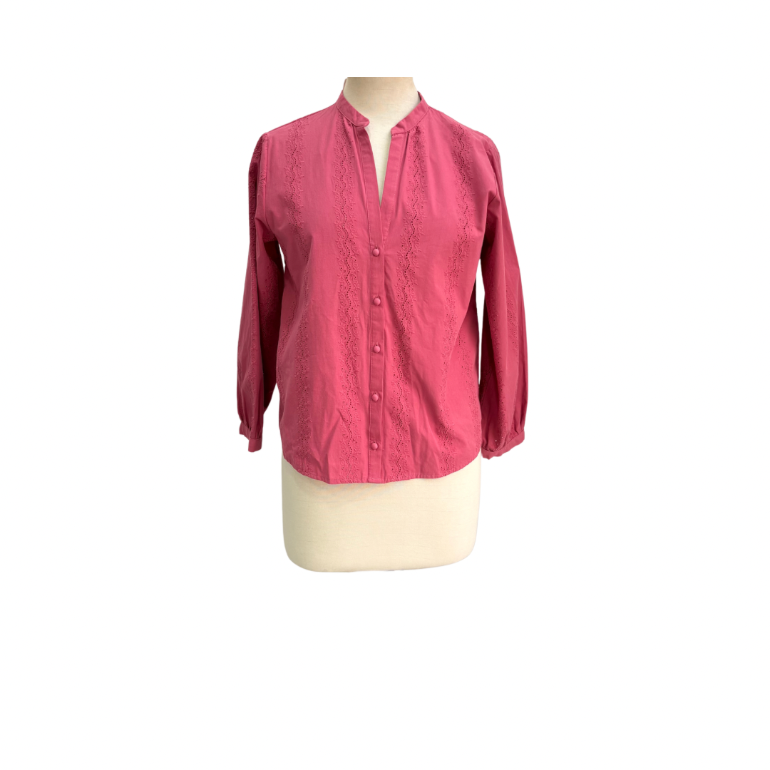 Zara Tea Pink Lace Top | Brand New |