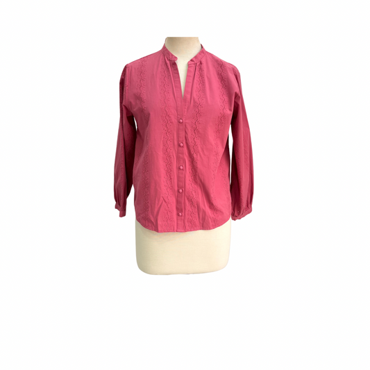 Zara Tea Pink Lace Top | Brand New |