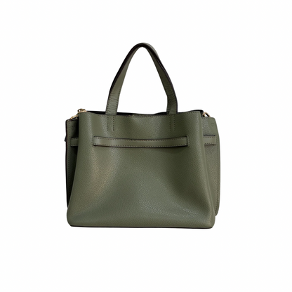 Michael Kors Sage Green Emilia Small Leather Satchel Bag | Pre Loved |