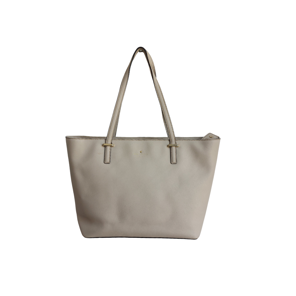 Kate Spade Beige Saffiano Leather Cedar Street Medium Harmony Tote Bag | Pre Loved |