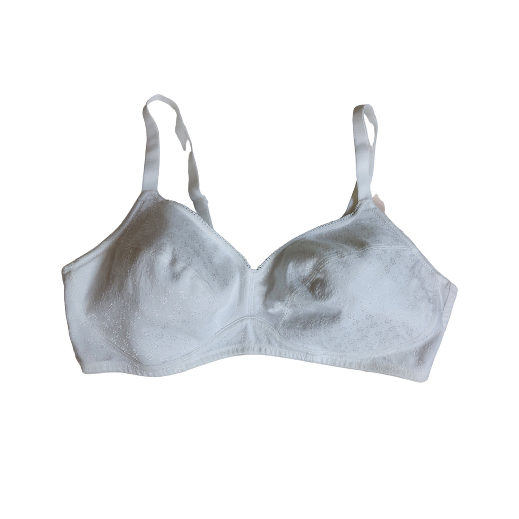 M&S White Textured Bra | Brand New |