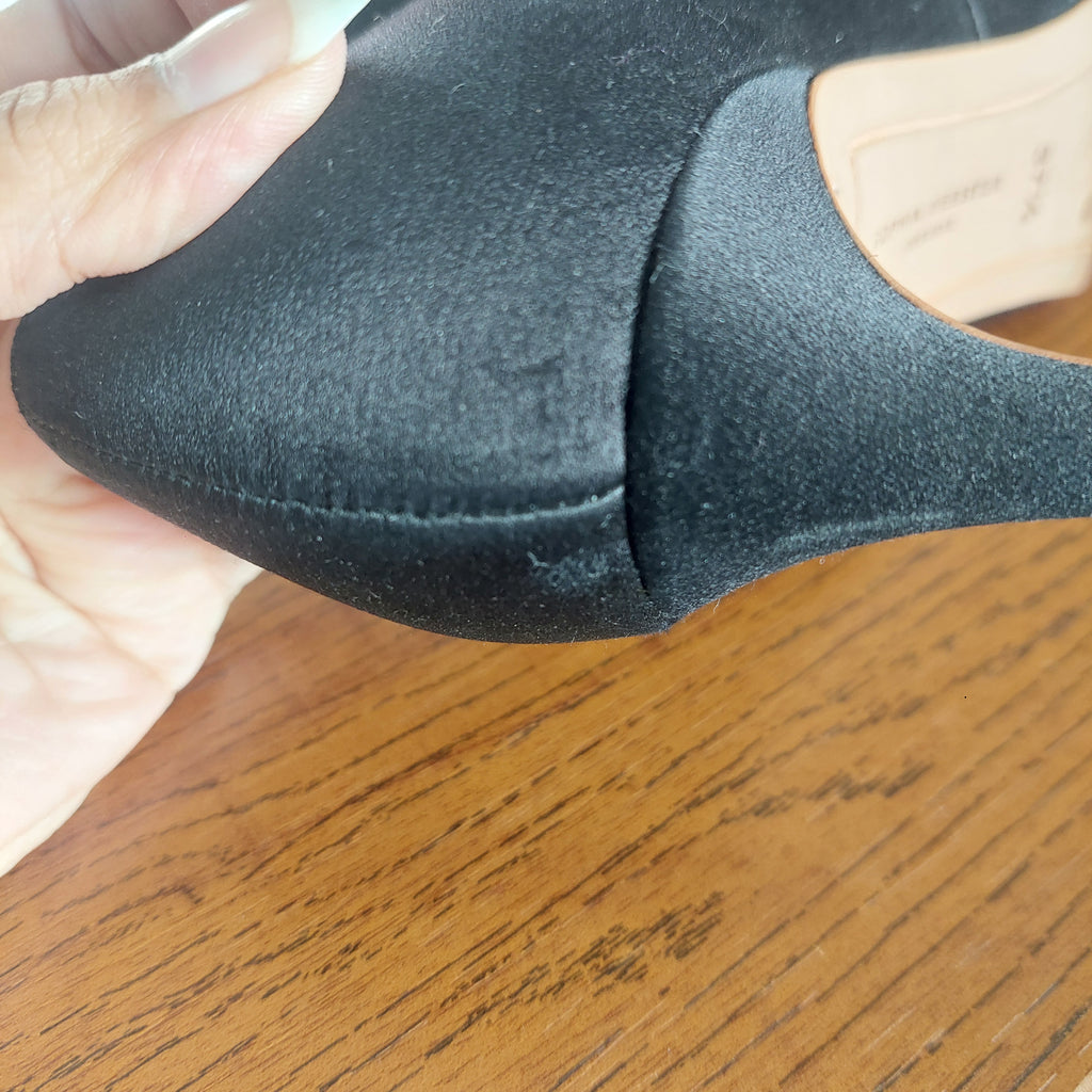 Sophia Webster Black Bibi Pearl Mid Pumps | Pre Loved |