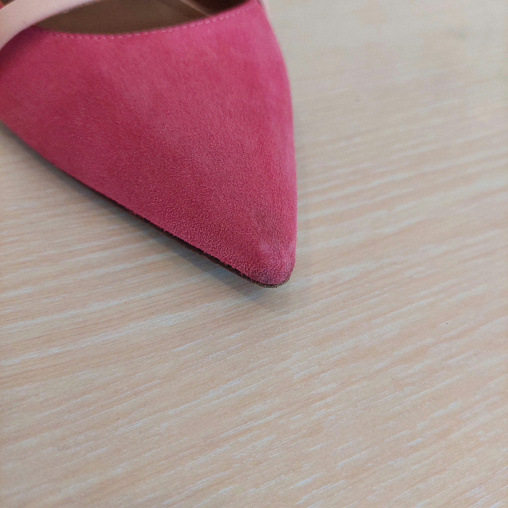 Malone Souliers Pink Suede 'Maureen 100' Heels | Pre Loved |