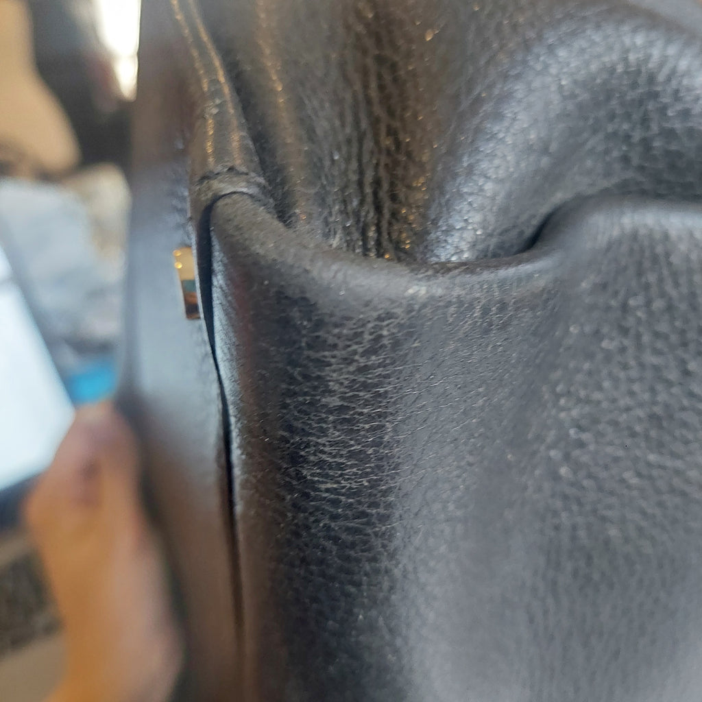 Kate Spade Black Leather Triple Compartment Shoulder Bag | Pre Loved |