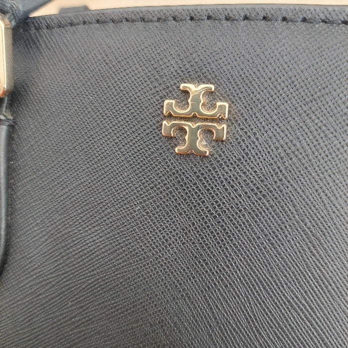 Tory Burch Black Emerson Mini Top Zip Tote Bag | Brand New |