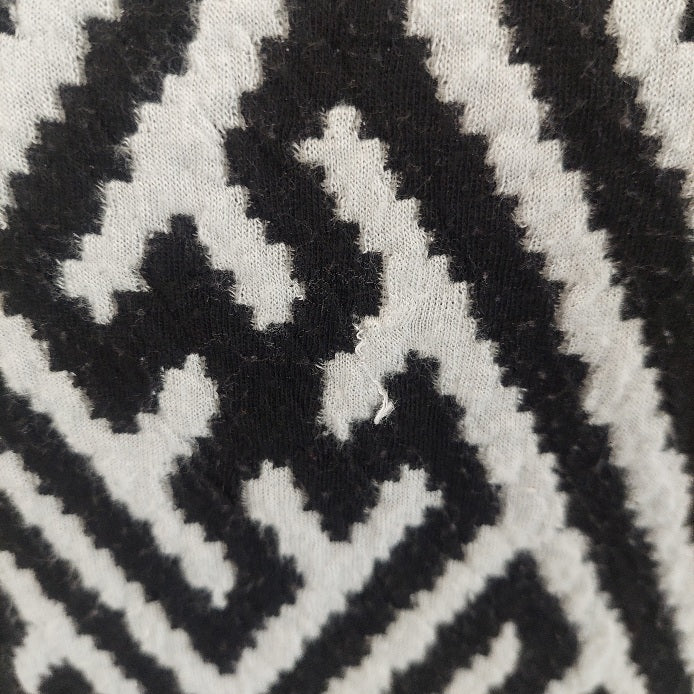 DUNNES Black & White Knit Dress | Pre Loved |