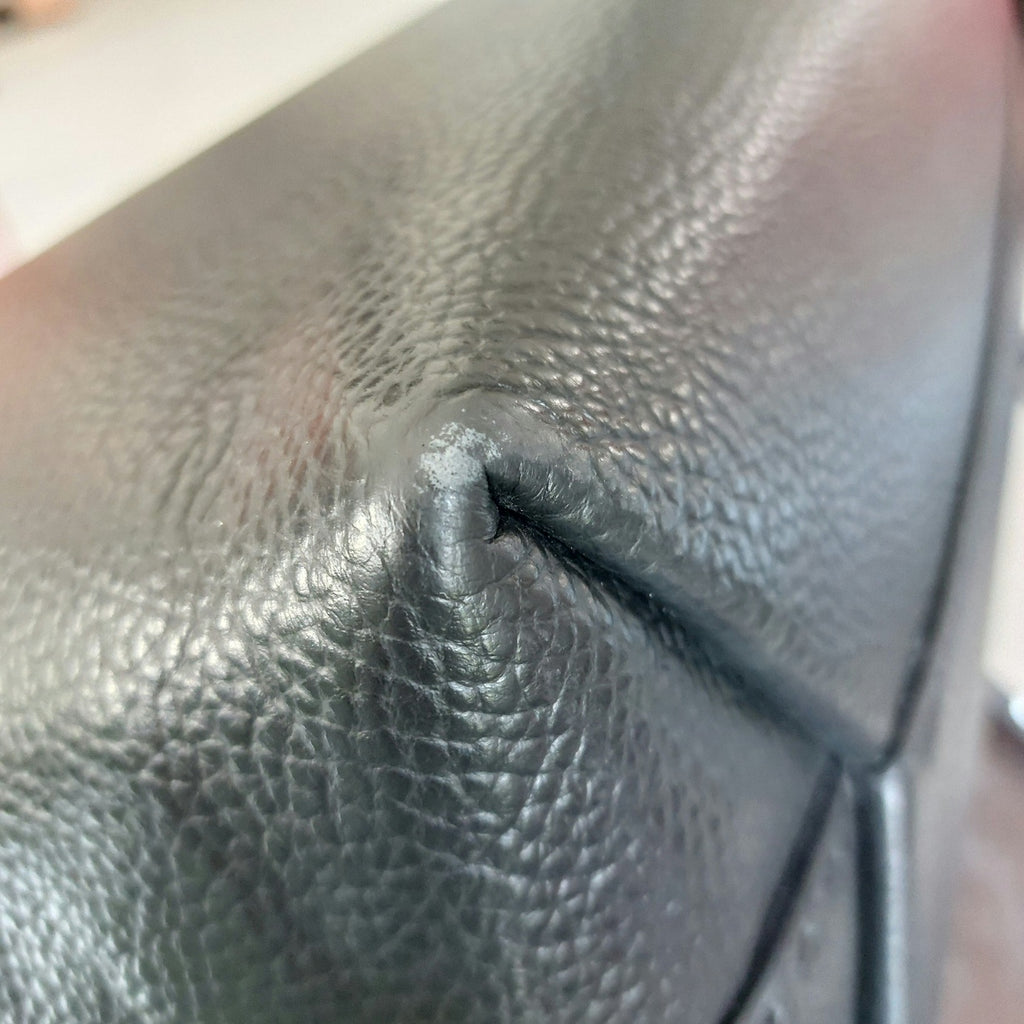 Tory Burch Black Pebbled Leather 'McGraw' Tote Bag | Pre Loved |