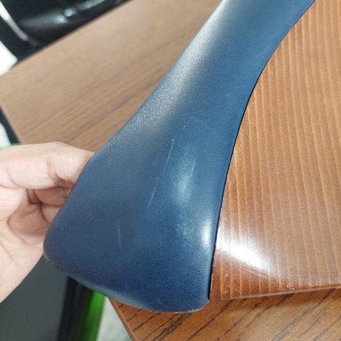 Tory Burch Blue Claire Open Toe Wedges | Pre Loved |