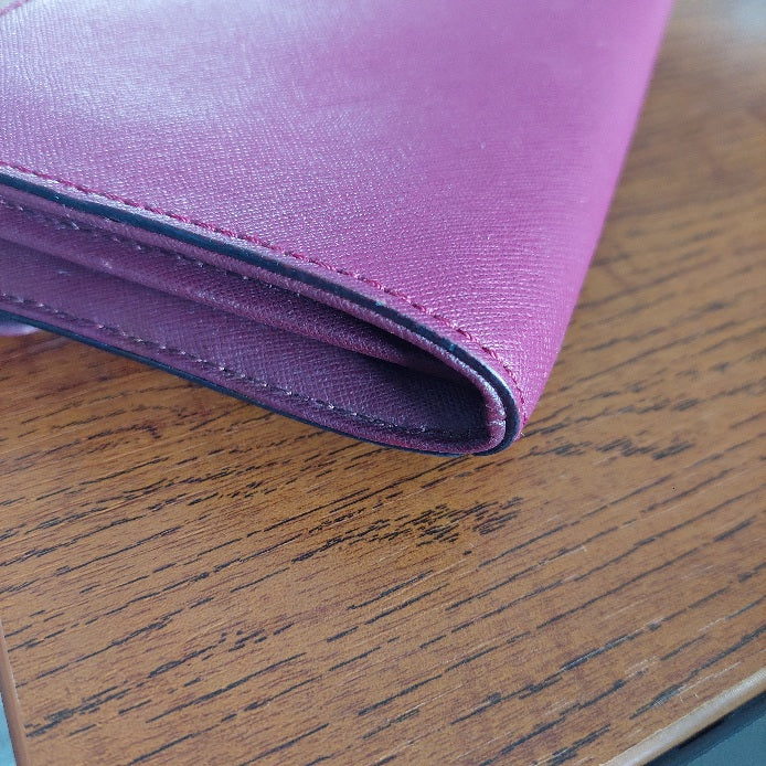 Kate Spade Burgundy Leather Wesley Place Natalie Crossbody Bag | Pre Loved |