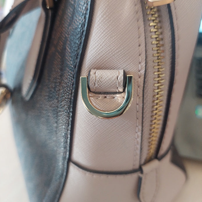 Michael Kors Ayden Medium Leather Dome Satchel Bag | Pre Loved |