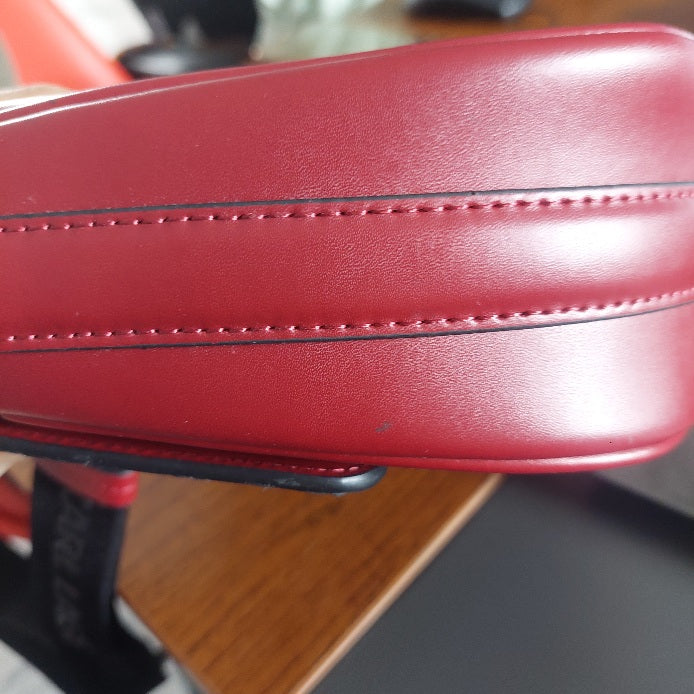 karl lagerfeld Burgundy Leather Crossbody Bag | Gently Used |