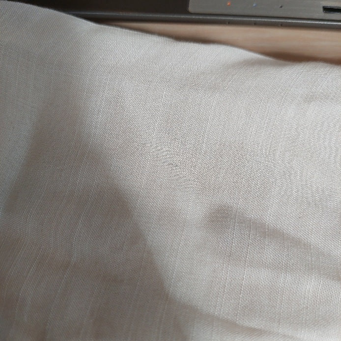 Zaib Cream & Blue Embroidered Outfit (4 Pieces) | Gently Used |