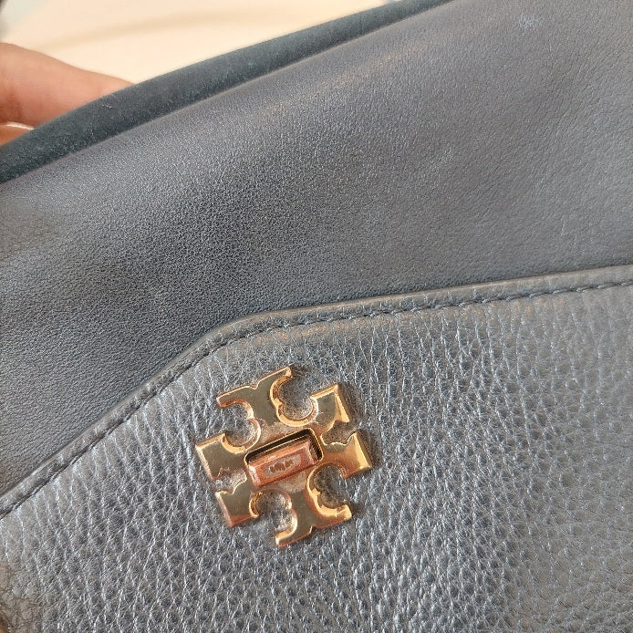 Tory Burch Black Kira Mixed Material Mini Bag | Pre Loved |