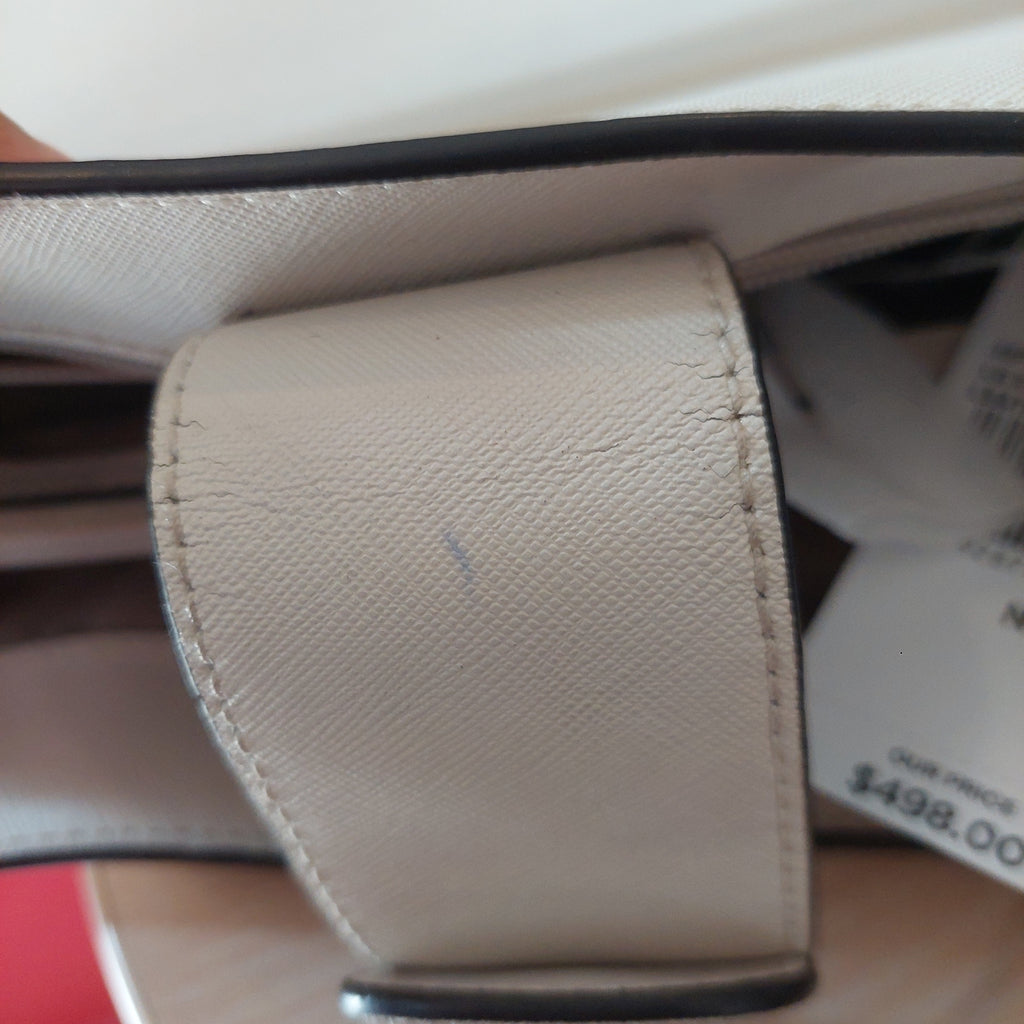 Michael Kors Vanilla Sofia Large East West Leather Satchel Bag | Pre Loved |