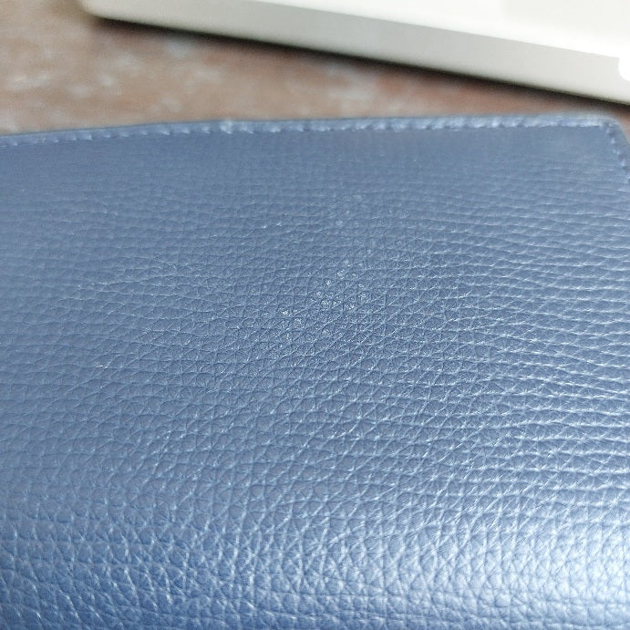 Kate Spade Navy Leather Small Slim Bifold Wallet | Pre Loved |