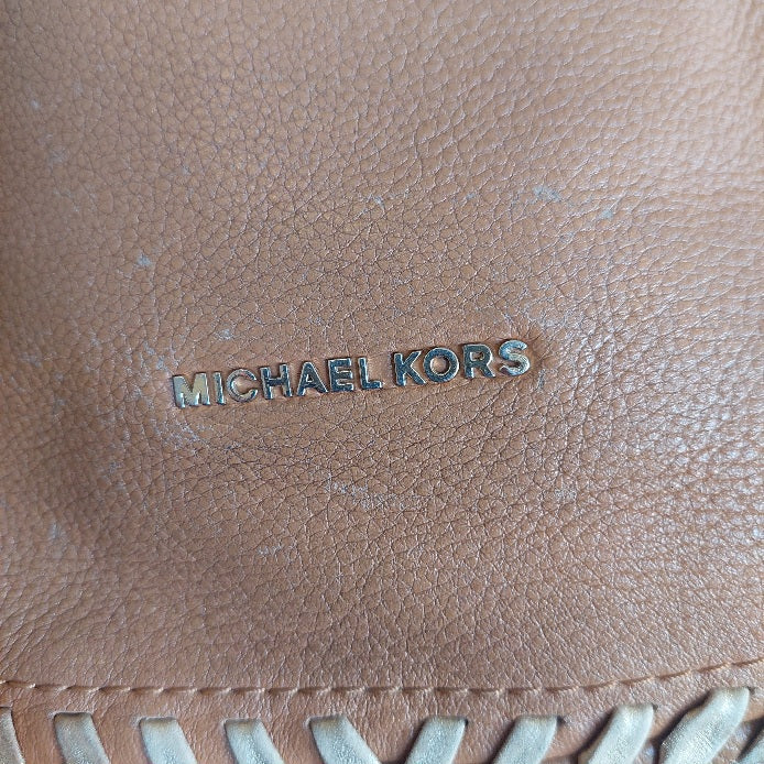 Michael Kors Brown Pebbled Leather Lauryn Hobo Bag | Pre Loved |