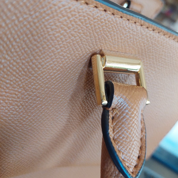 Michael Kors Tan Leather 'Sylvia' Satchel | Gently Used |