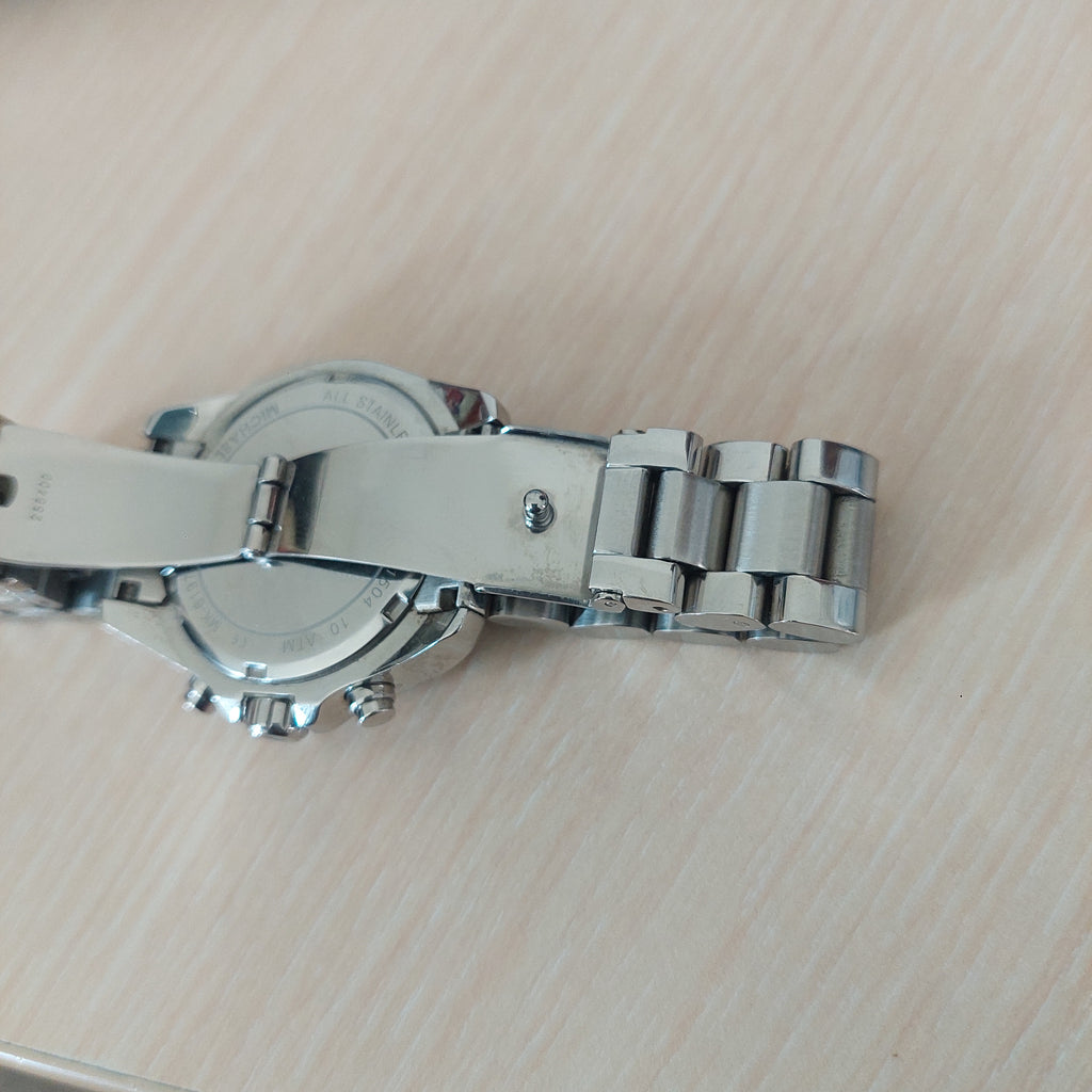 Michael Kors Silver & Blue Chronograph MK6197 Watch | Pre Loved |