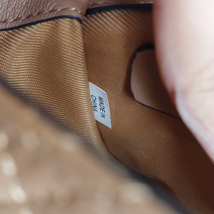 Tory Burch Tri Color Quilted Leather Fleming Shoulder Bag | Pre Loved |