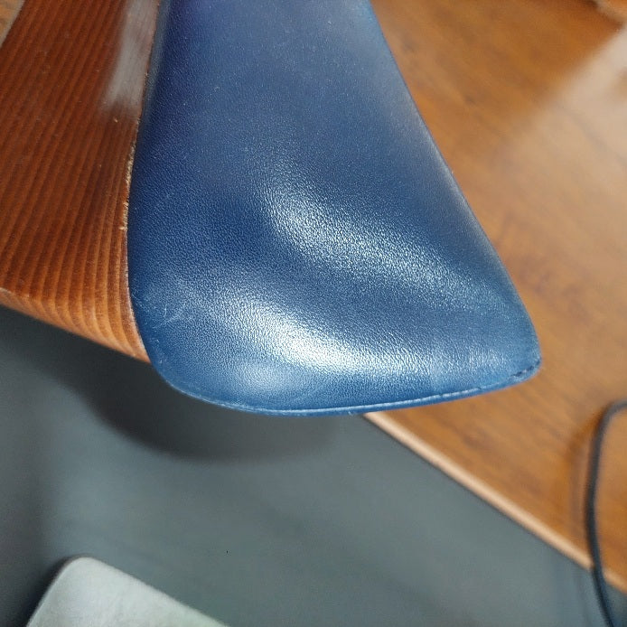 Tory Burch Blue Claire Open Toe Wedges | Pre Loved |