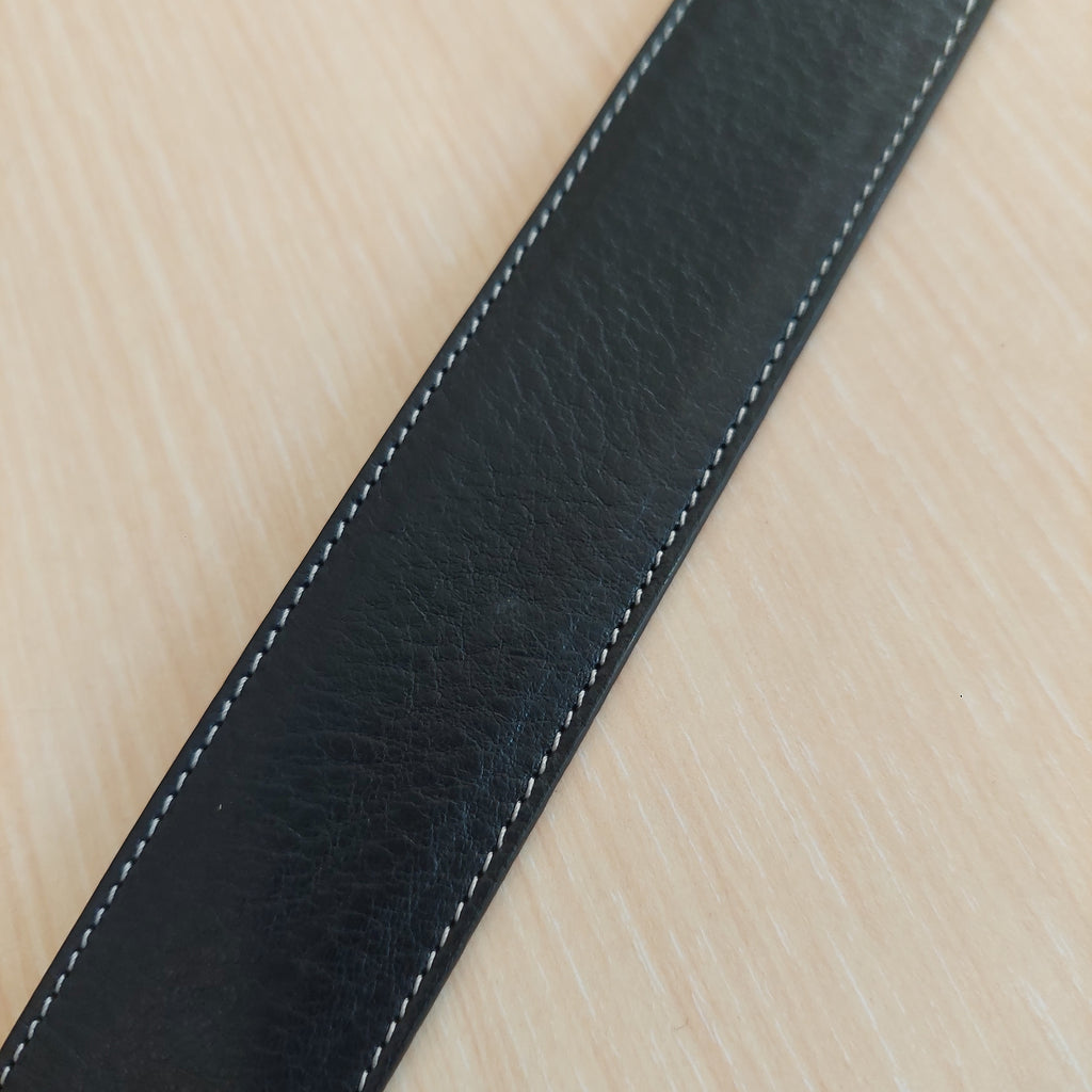 ZARA Men's Black Leather Belt | Brand New |