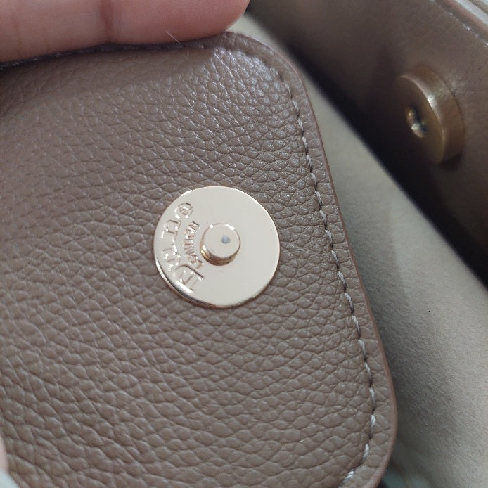 Dune London Camel Dinidefine Suede Belted Grab Bag | Gently Used |