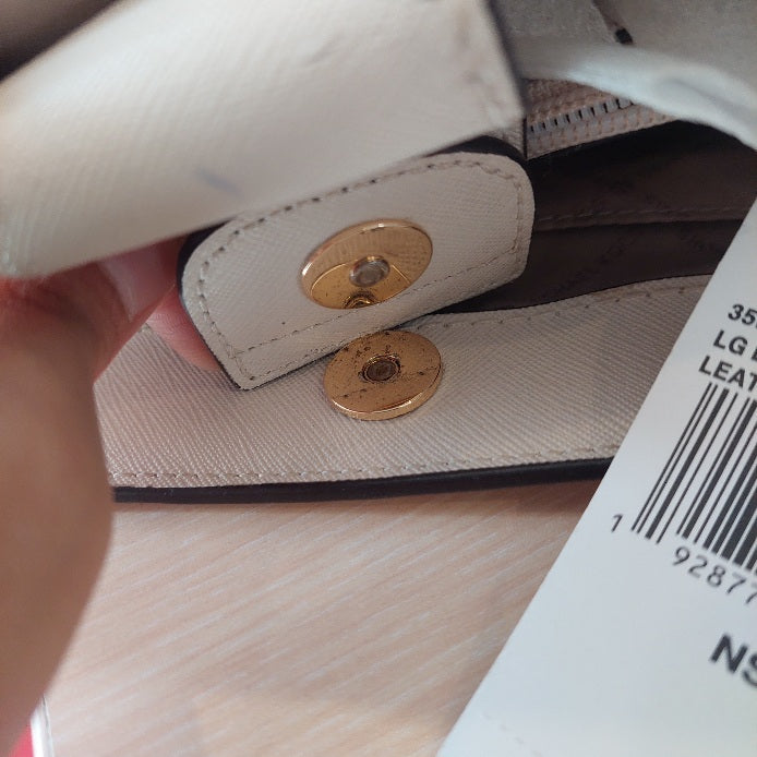 Michael Kors Vanilla Sofia Large East West Leather Satchel Bag | Pre Loved |