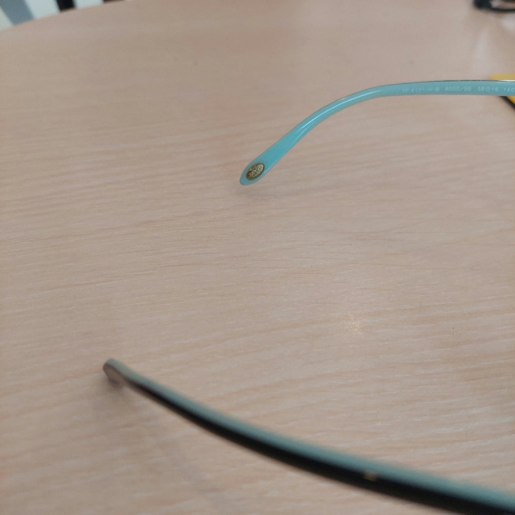 Tiffany Black TF 4131 Rhinestone Sunglasses | Pre Loved |