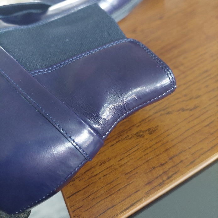 Tod's Navy Blue Leather Chelsea Boots | Pre Loved |